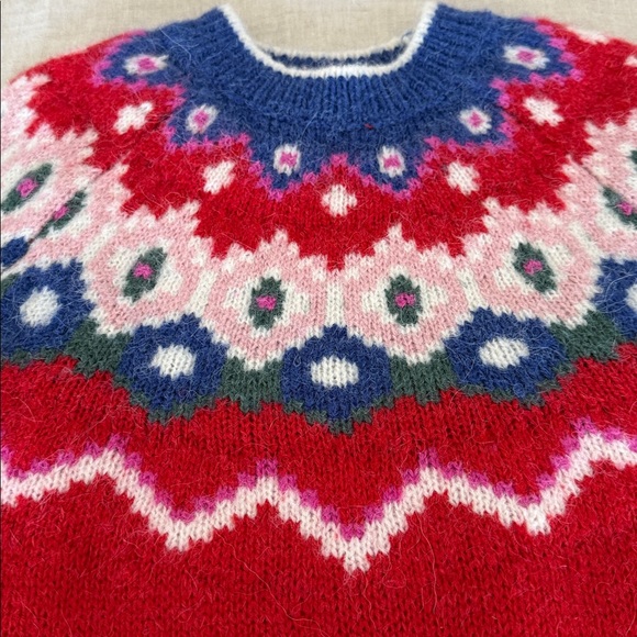 Mini Boden Vibrant Fair Isle Sweater - Picture 9 of 10